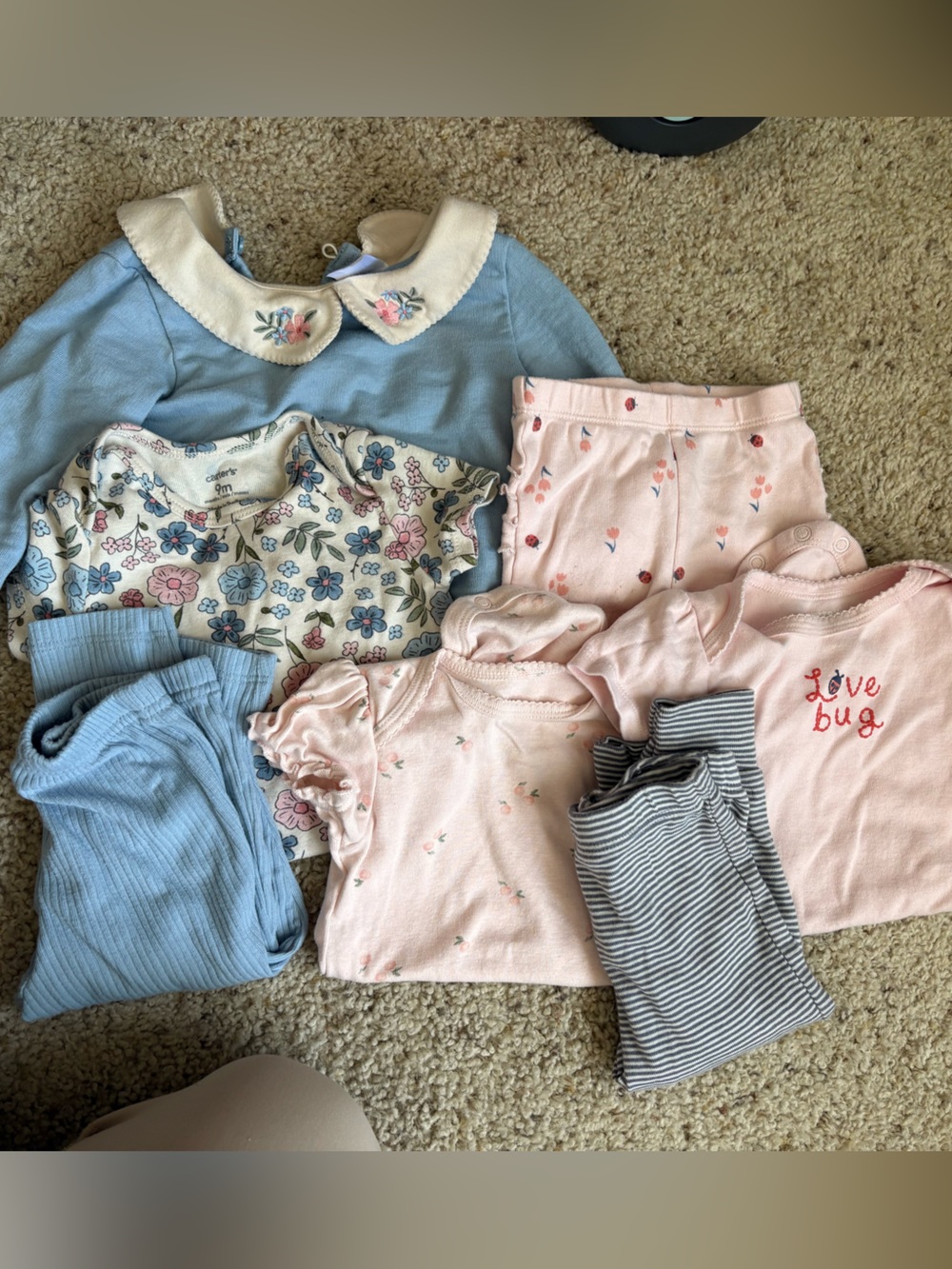 Carters baby girl bundle